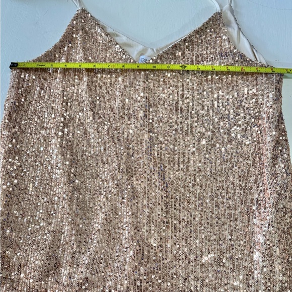 Calvin Klein Sequin Cami Top Womens Medium V Neck Tank Top - Picture 4 of 8